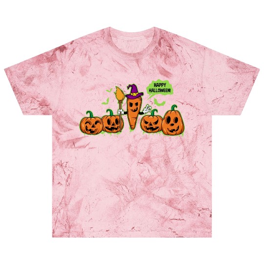 Happy Halloween Carrot Pumpkin Trick Or Treat Blast T Shirts