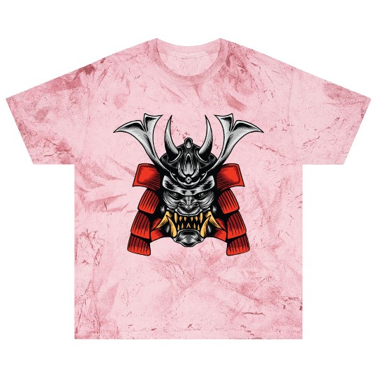 Anime Samurai Mask Blast T Shirts