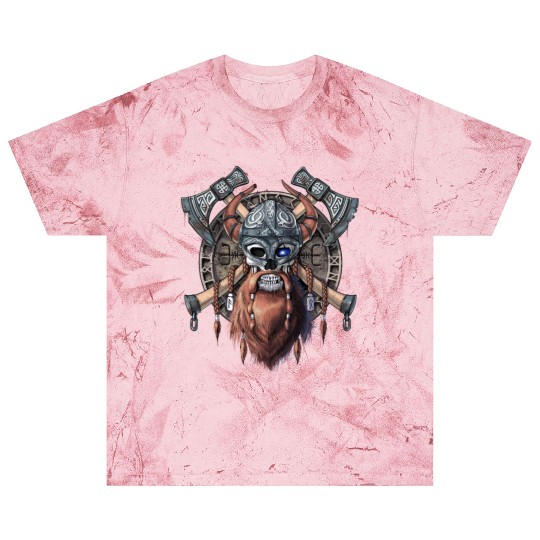 Viking Warrior Skull Blast T Shirts