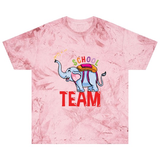 Back To School Elephant School Team Blast T Shirts