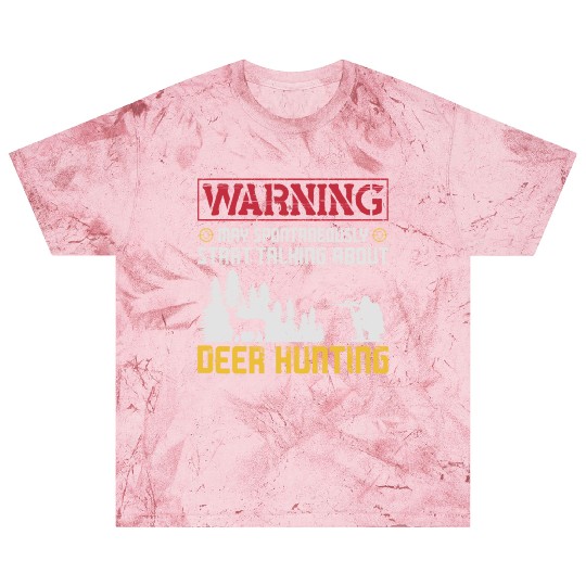 Buck Deer Hunting Hunter Warning Blast T Shirts
