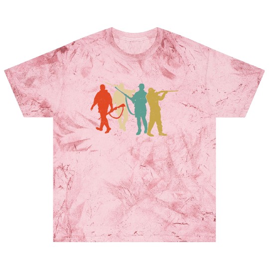 Buck Deer Hunting Hunter Retro Blast T Shirts