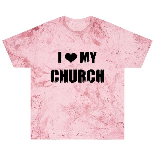 Christianity Gift I Love My Church Christian Blast T Shirts