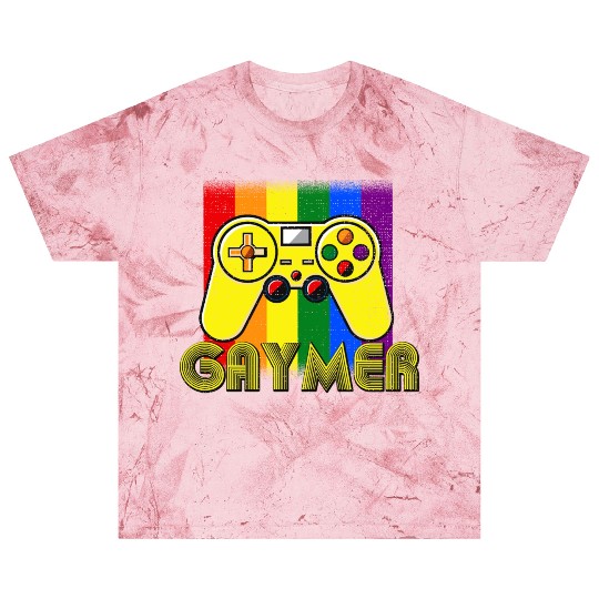 Funny Gaymer Gay Gamer - Pride Rainbow LGBT Blast T Shirts
