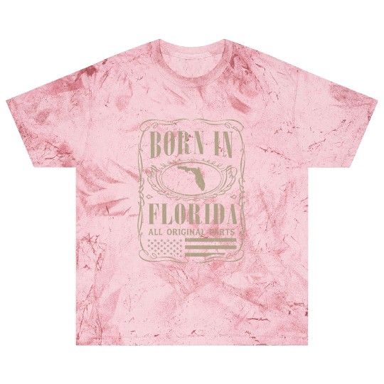 Vintage America US States Born Florida Blast T Shirts