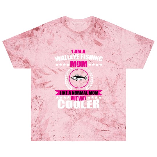 Walleye Fishing Mom For Women Blast T Shirts