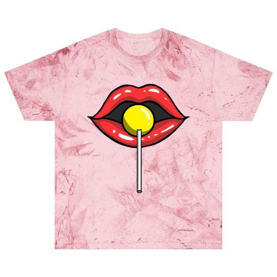Red Lips Lollipop for Lollipop Lover Blast T Shirts