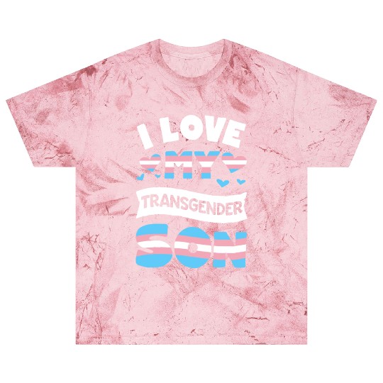I Love My Transgender Son LGBT Gay Pride Blast T Shirts for