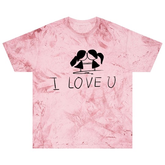 lesbian couple couple i love you Blast T Shirts