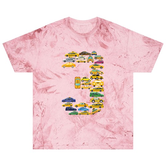 3rd Birthday Gift Taxi Car Boys Kids 3 Year Old Blast T Shirts