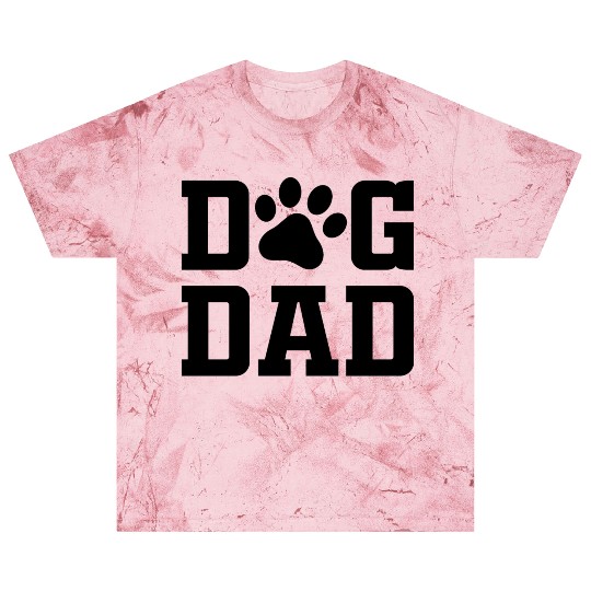 Dog Dad (black text) Blast T Shirts