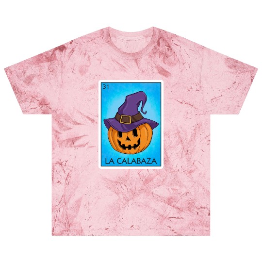La Calabaza Pumpkin Card Mexican Lottery Card Blast T Shirts