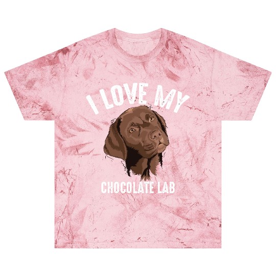 Cool I Love My Chocolate Lab Funny Brown Labrador Blast T Shirts
