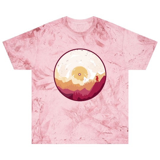 Vinyl Forest Silhouette Nature Music Lover Blast T Shirts