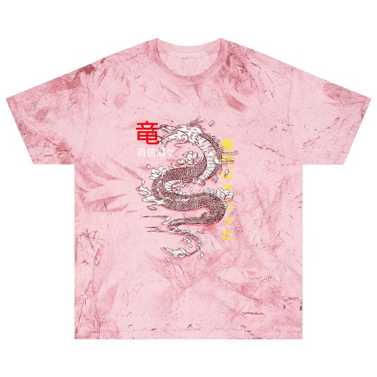 Japanese Streetwear Retro Dragon Aesthetic Tokyo Blast T Shirts