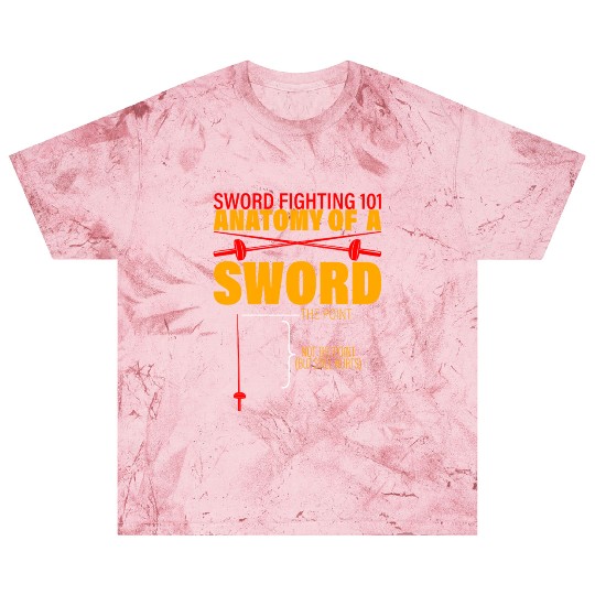 Sword Fighting 101 Anatomy Of A Sword 3 Blast T Shirts
