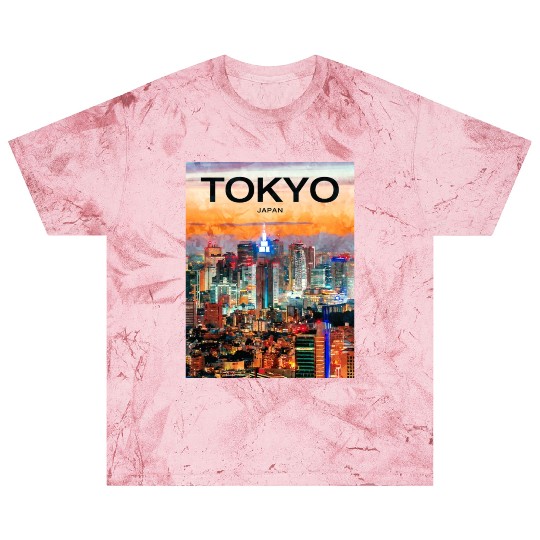 Tokyo, Japan, Skyline Blast T Shirts