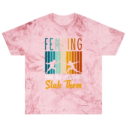 Fencing Sport Sword Sword Sport Fencing Blast T Shirts