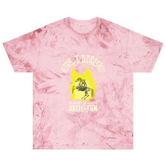 Halloween Cowboy Skeleton Fun Horse Riding Blast T Shirts