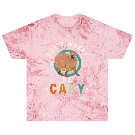 Kind Animal Lover Happy Capybara Blast T Shirts