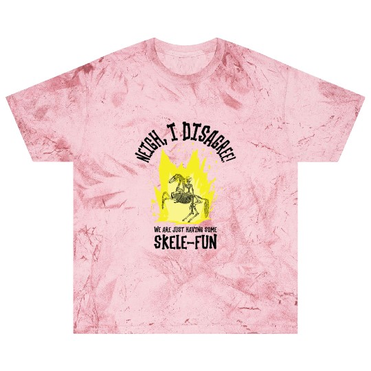 Halloween Cowboy Skeleton Fun Horse Riding Blast T Shirts