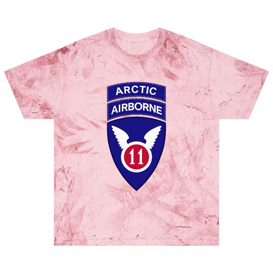 11th Airborne Division w Arctic Tab wo Txt X 300 Blast T Shirts