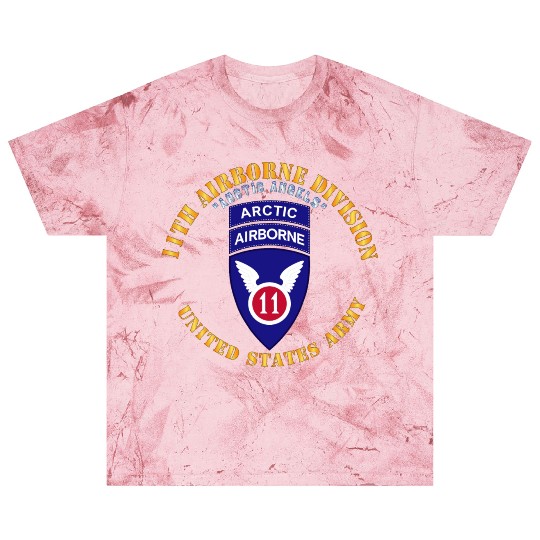 11th Airborne Division Arctic Angels w Arctic Tab Blast T Shirts