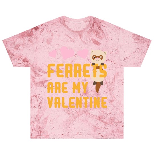 Funny Ferrets Are My Valentine Cat Lover Blast T Shirts