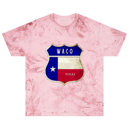 Waco Texas crest flags design Blast T Shirts