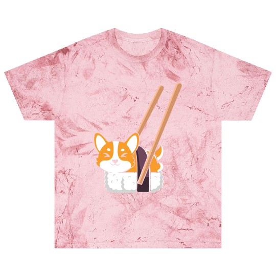 Kawaii Sushi Corgi Roll Lover Blast T Shirts