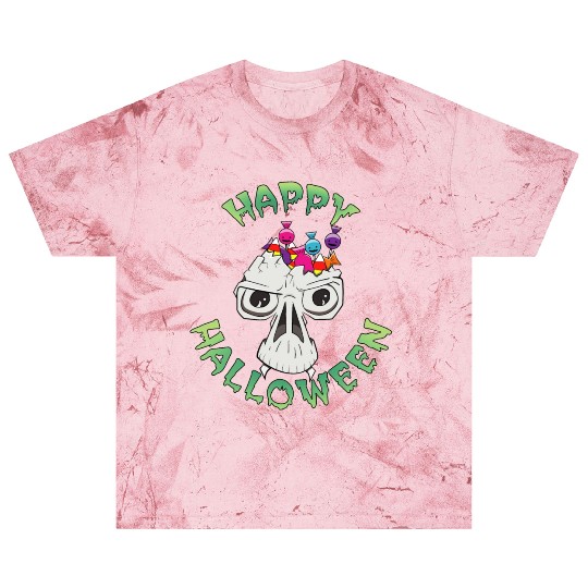 Candy Skull Happy Halloween Cartoon Blast T Shirts