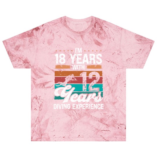 30 Birthday Idea Scuba Diving 30 Year Old Diver Blast T Shirts