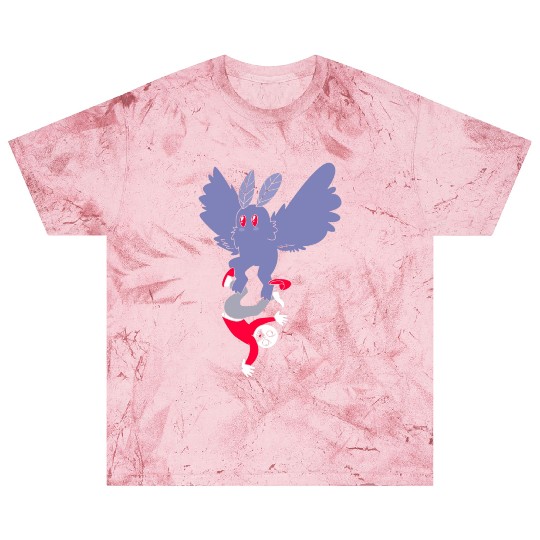 Mothman Abducting Human Goth Cryptid Funny Mothman Blast T Shirts