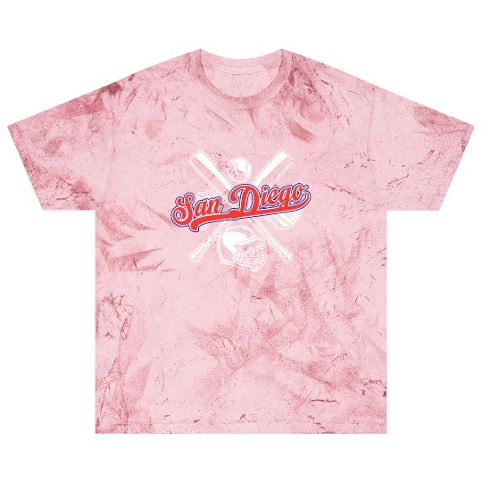 Vintage San Diego Baseball Distressed Baseball Blast T Shirts