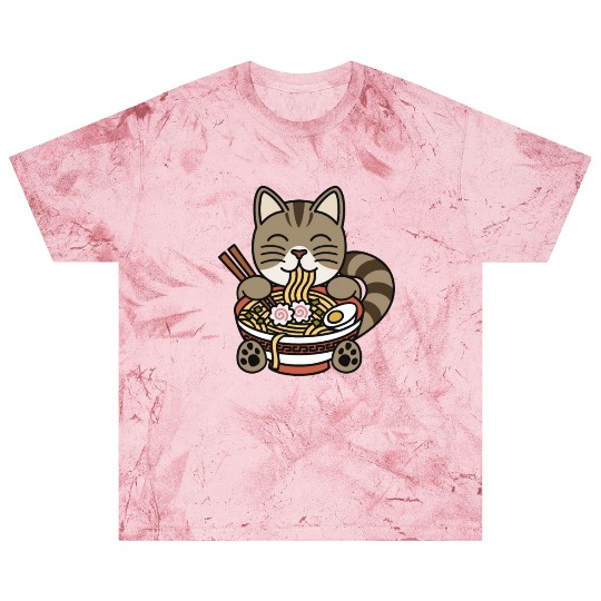 Exotic Shorthair Cat Ramen Noodles Blast T Shirts