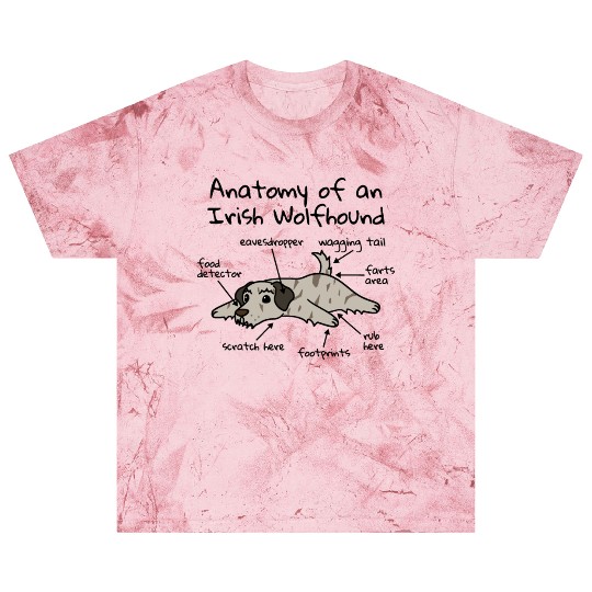 Anatomy Of A Irish Wolfhound Blast T Shirts