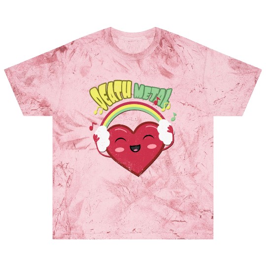 Death Metal Cute Heart Blast T Shirts