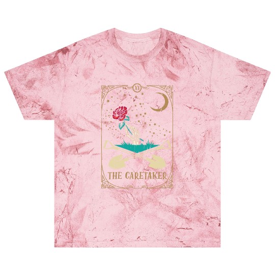 Rose Tarot Card Occult Club Gothic Caretaker Blast T Shirts