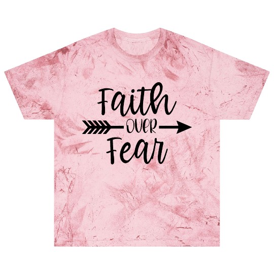Faith over fear - Christian statement Design Blast T Shirts