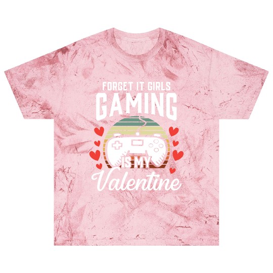 Video Gamer Gift Him Boys Gaming Is My Valentine Blast T Shirts