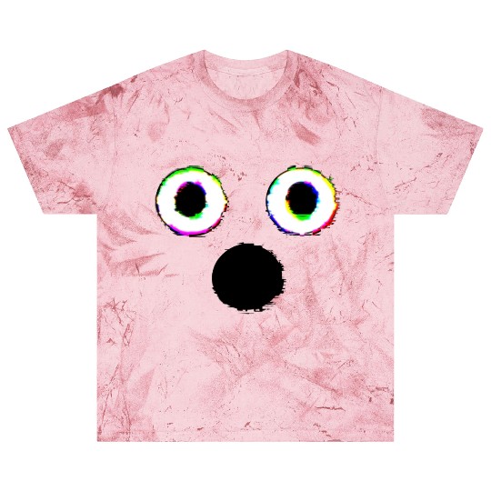 Glitch Ghost Face Blast T Shirts