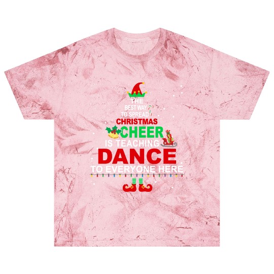 Dance Teacher Christmas Blast T Shirts Elf Cheer Blast T Shirts