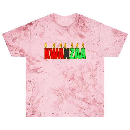 Afro American Candle Kinara Kwanzaa Blast T Shirts