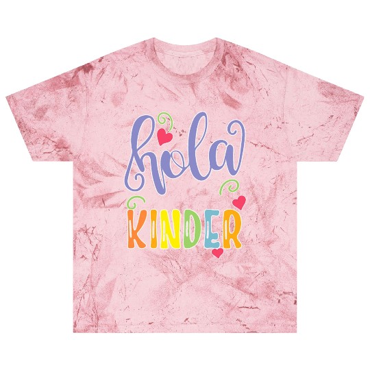 Hola Kinder Spanish Teacher Equipo Blast T Shirts