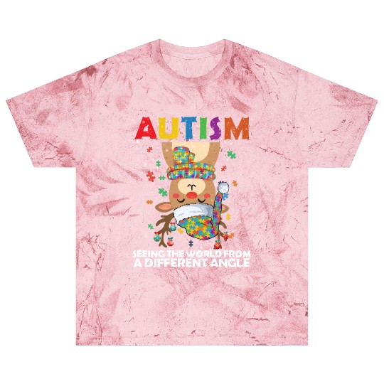 Autism Rudolph Deer Christmas Blast T Shirts