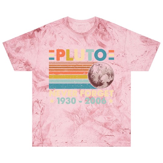 Pluto Never Forget Astronomy Space Science Nerd Blast T Shirts