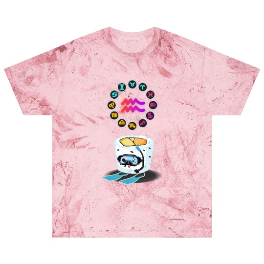 Japanese Sushi Funny Aquarius Zodiac Sushi Lover Blast T Shirts
