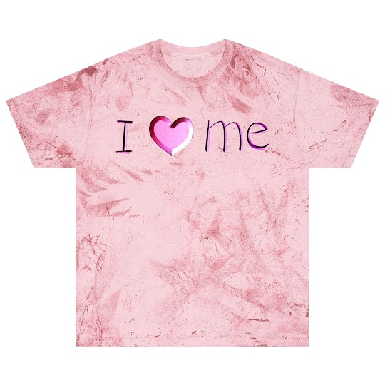 i love me lettering pink Blast T Shirts