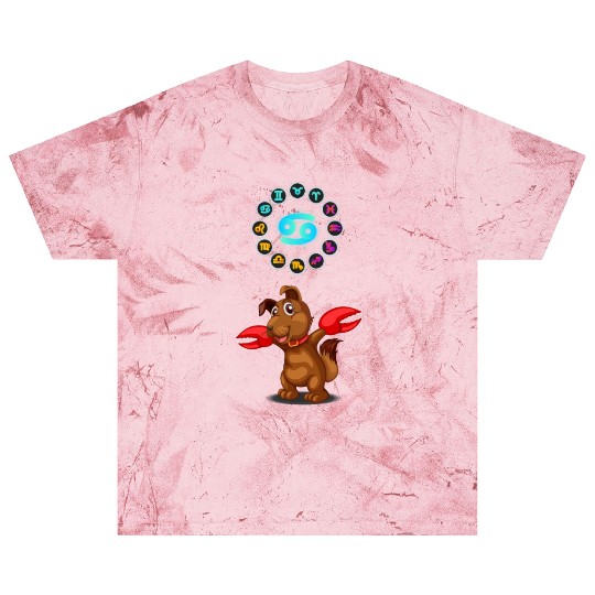 Funny Dog Lover Horoscope Cancer Zodiac Sign Cool Blast T Shirts