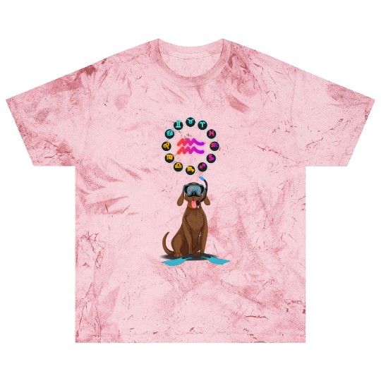 Funny Dog Lover Horoscope Aquarius Zodiac Sign Pun Blast T Shirts